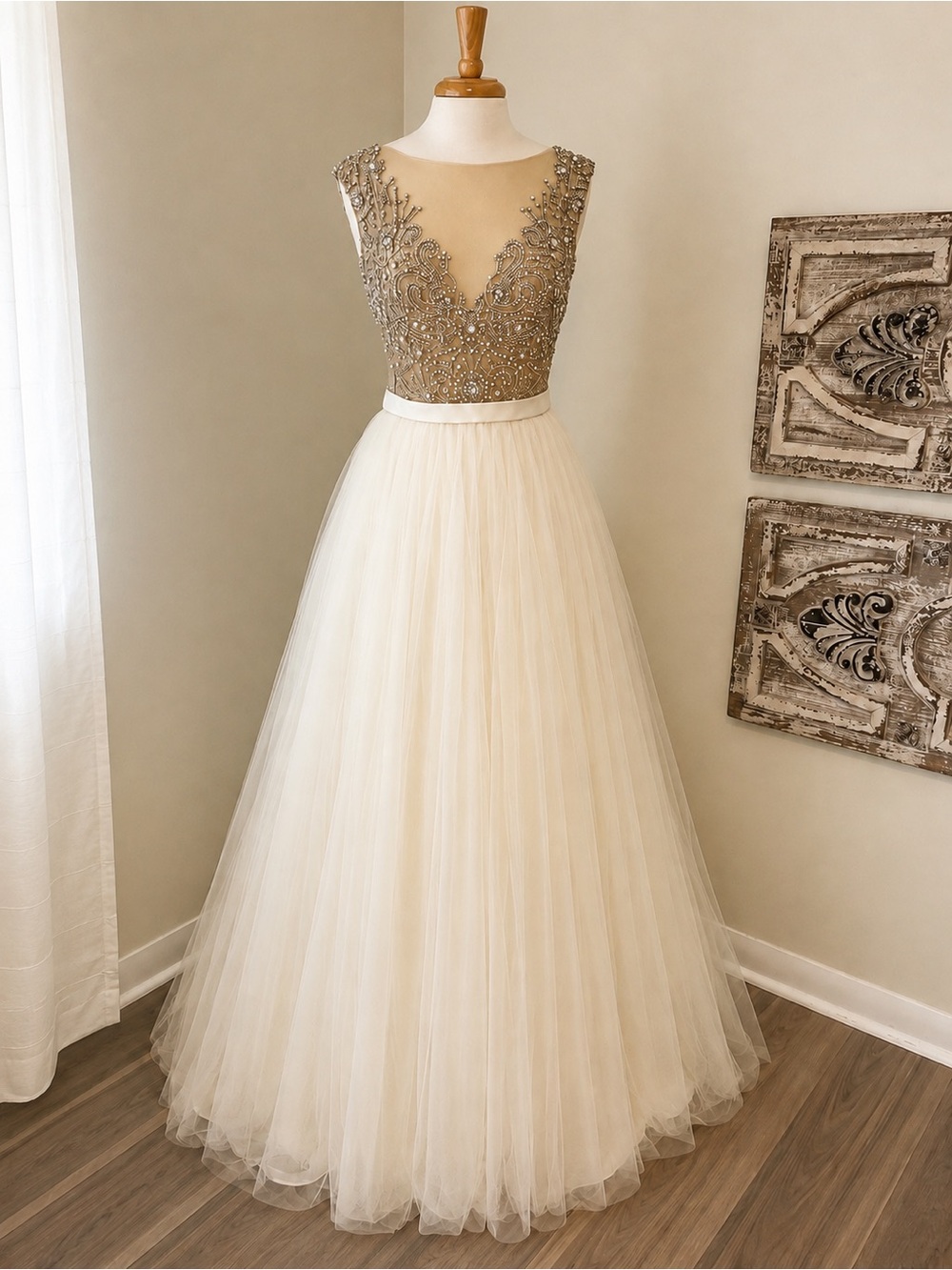 Calla Blanche “Carrie” Wedding Dress – Size 10 | Excellent Condition